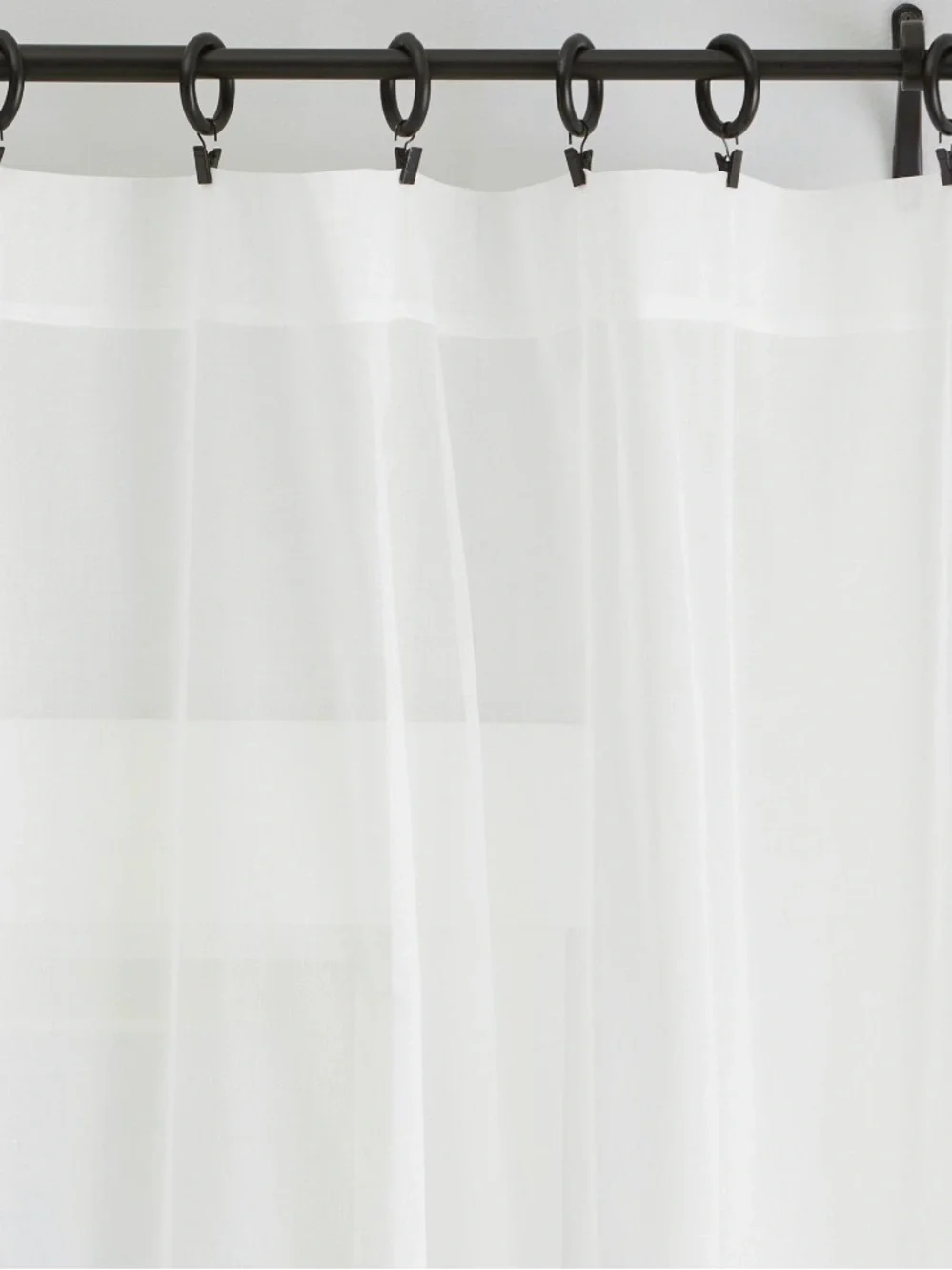 Pottery Barn Classic Voile Sheer Curtains (50”x96”) - Set of 6
